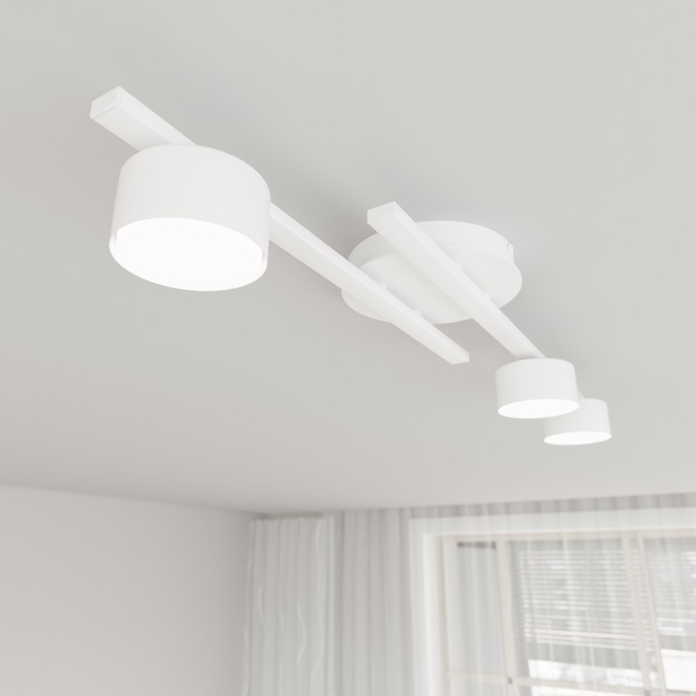 Emibig Fragment 3 Light White GX53 Ceiling Light Image 5