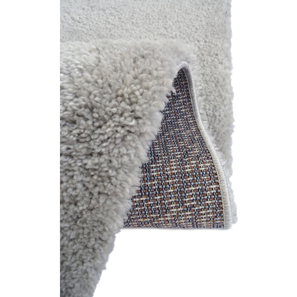 Homemaker Grey Snug Plain Shaggy Rug 67cm Image 3