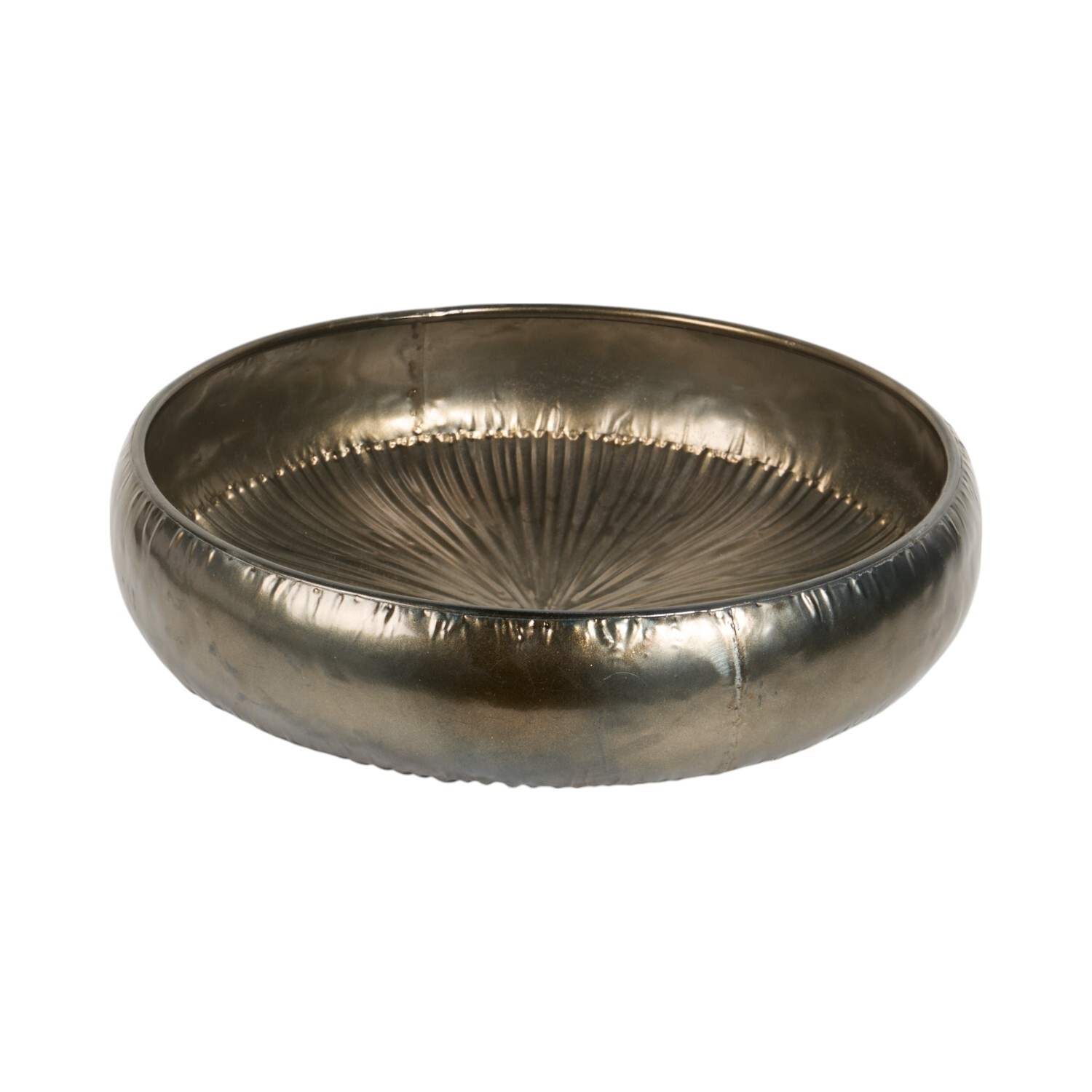 Celeste Large Display Bowl Dark Brass Image 1