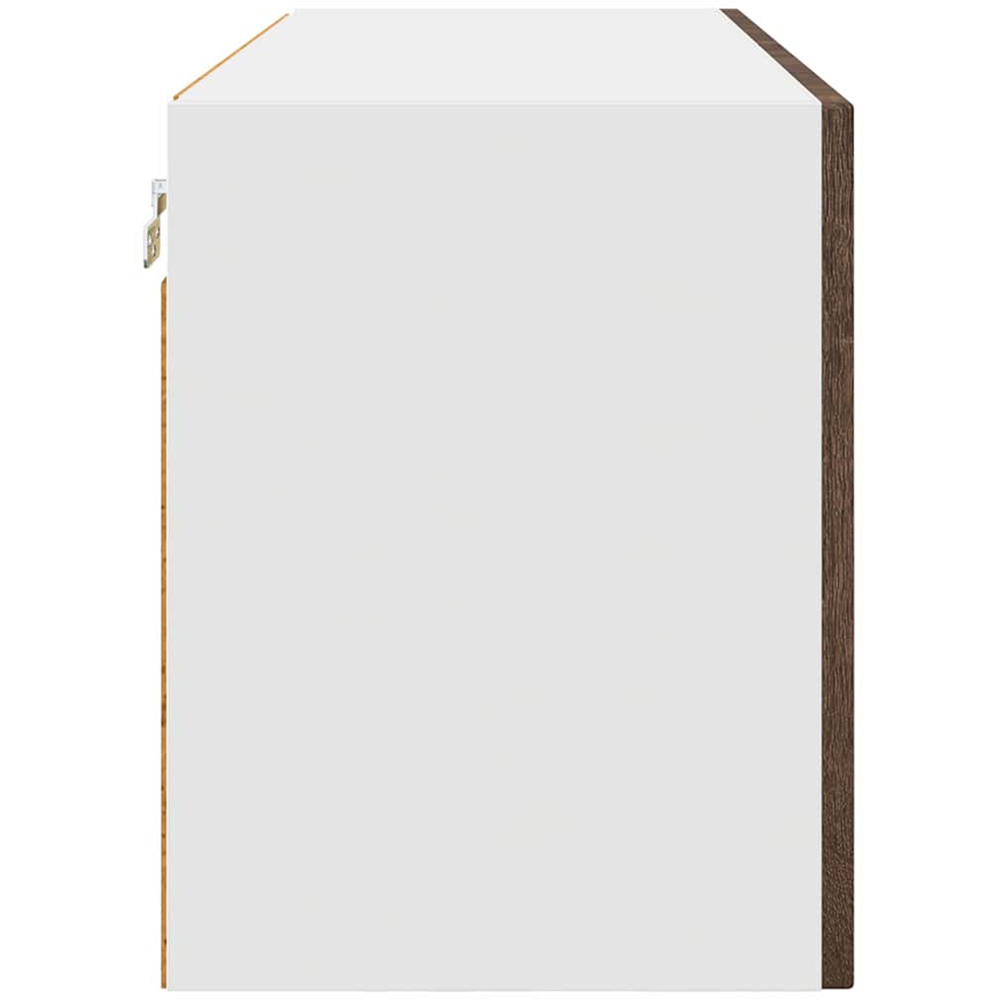 vidaXL Kalmar 2 Door Brown Oak Wall Kitchen Cabinet Image 7