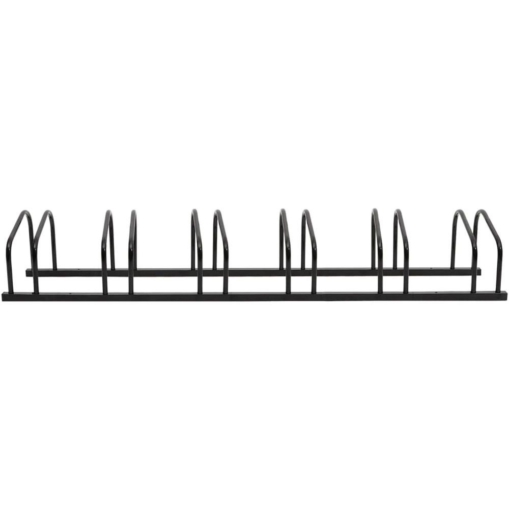 Wallplus Black Steel 6 Space Bike Rack Image 2