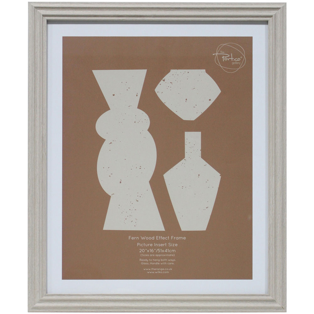 Fern Wood Effect Frame - Natural / 20x16in Image 1