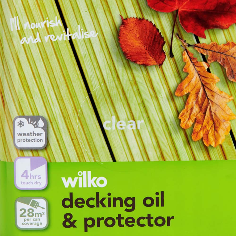 Wilko Clear Decking Oil 2.5L Image 3