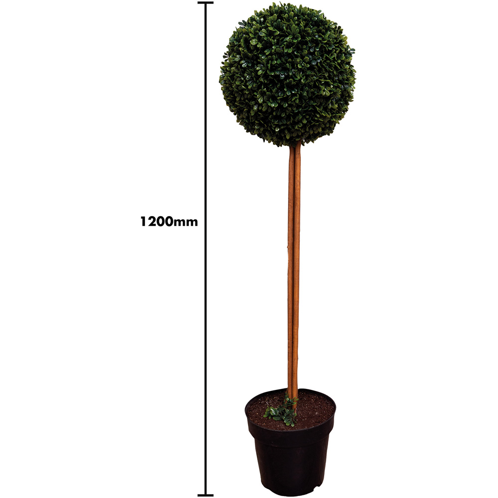 Best4 Green Artificial Topiary Ball Tree 120cm Image 6