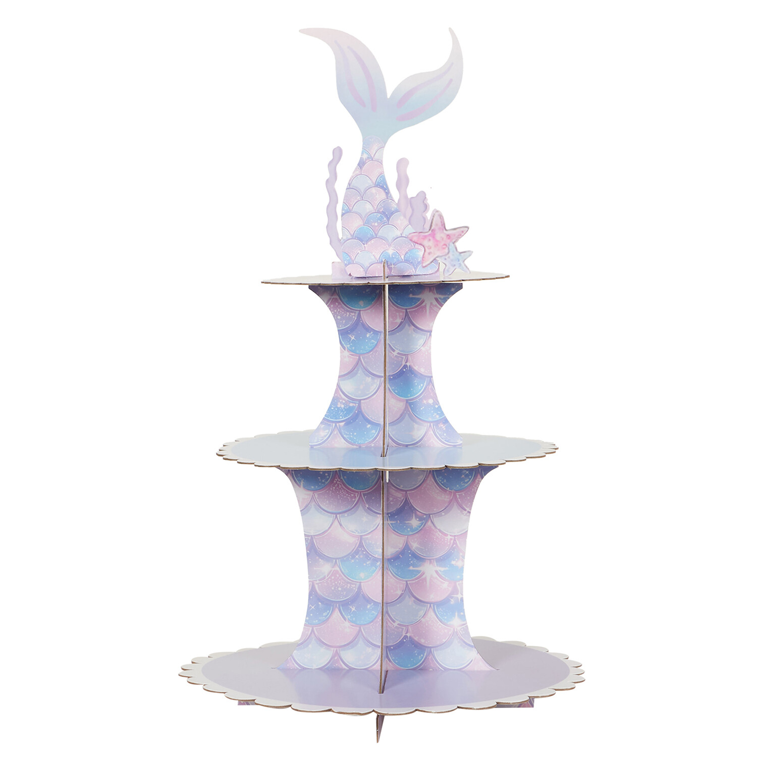 Mermaid Party Cake Stand - Multicolour Image 1