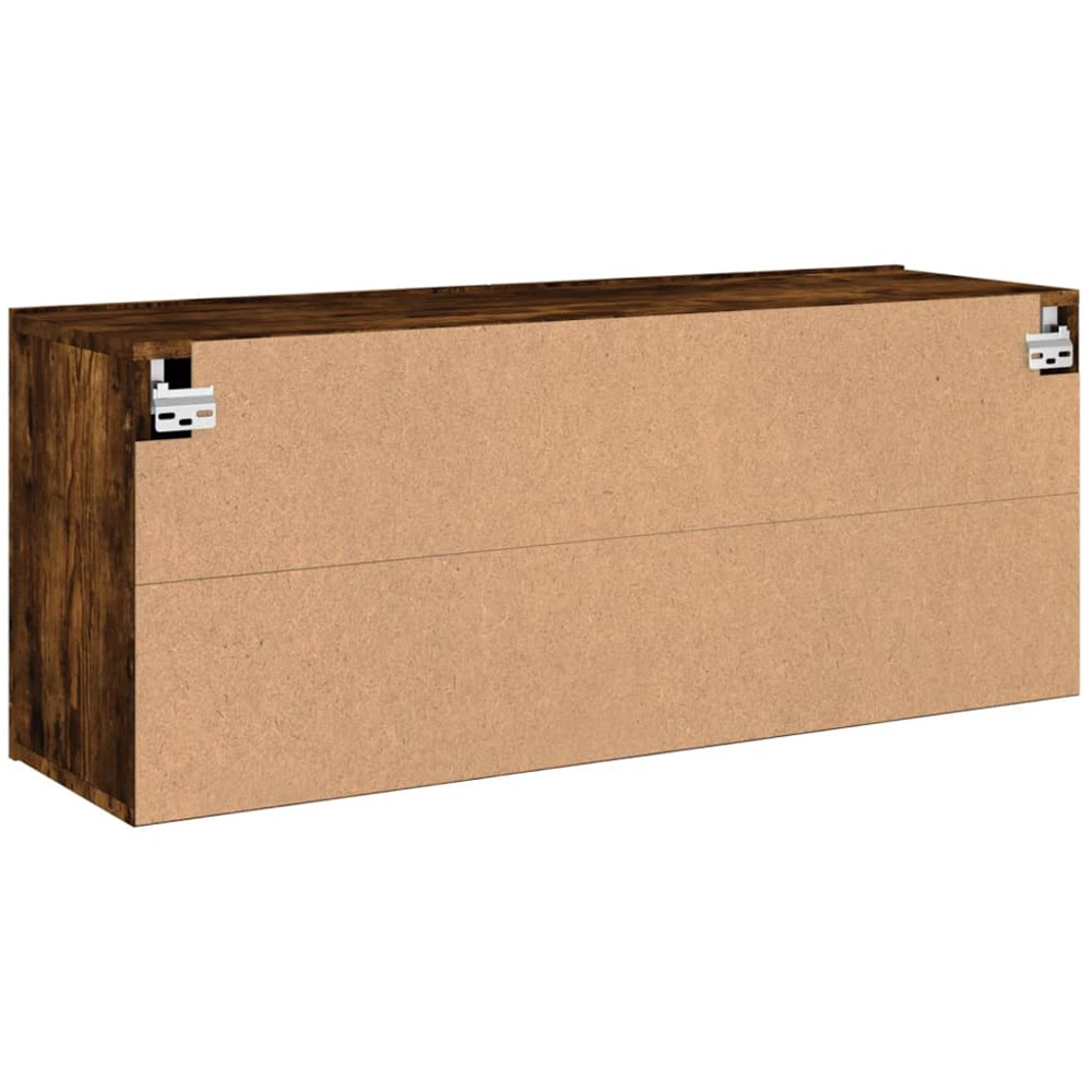 vidaXL 2 Door Smoked Oak Wall Mounted TV Cabinet Image 8