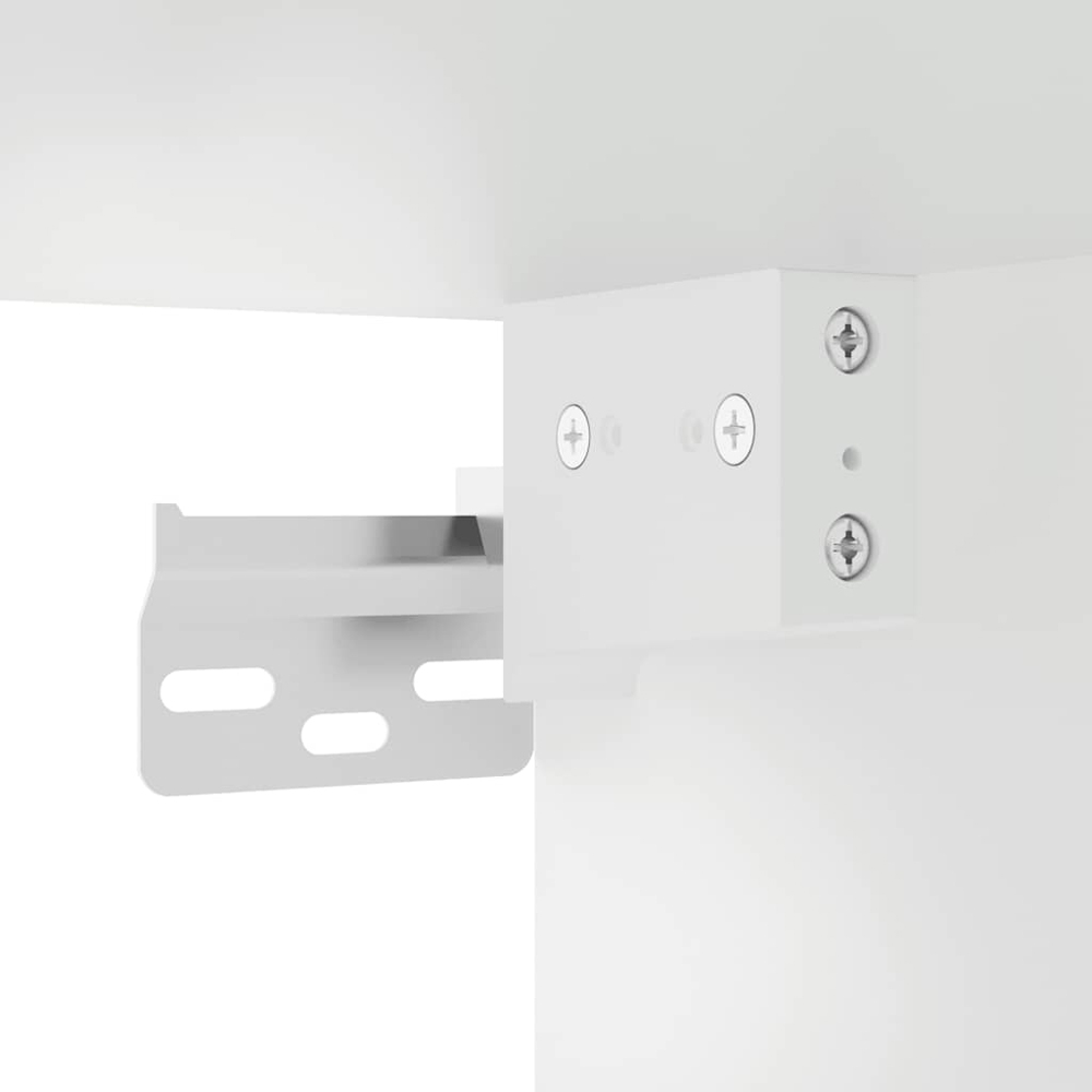 vidaXL 2 Door White Wall Cabinet Image 9