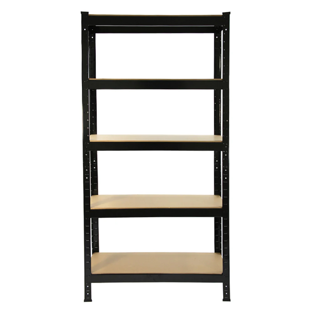 Monster Racking T-Rax Heavy Duty Black Shelving Unit 75cm 4 Pack Image 3