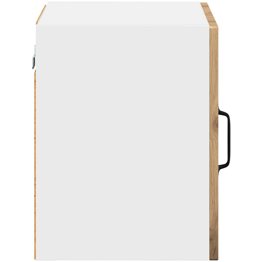 vidaXL Kalmar Single Door Artisan Oak Wall Mounted Square Kitchen Cabinet Set of 2 Image 7