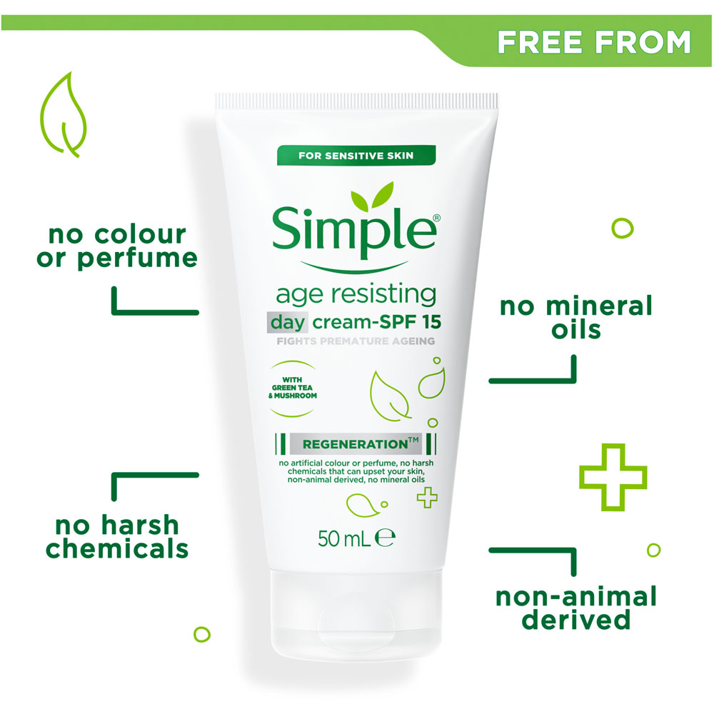 Simple Age Resisting Day Cream 50ml Image 4