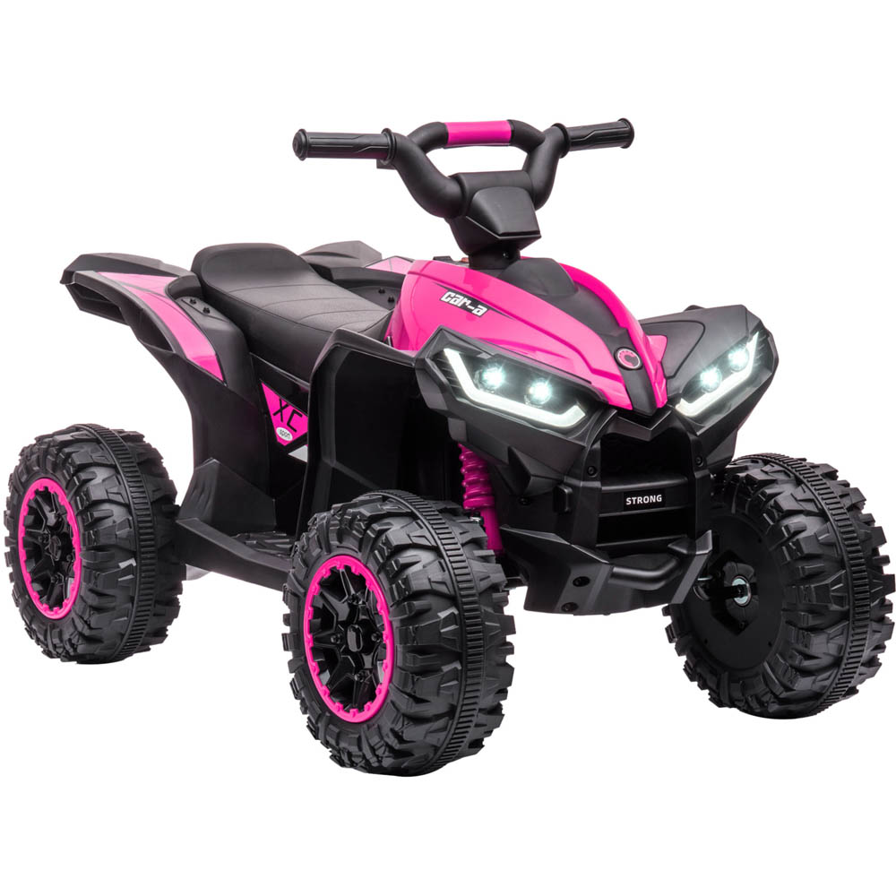 Tommy Toys Kids Ride On Electric Quad Bike Pink 12V Image 1