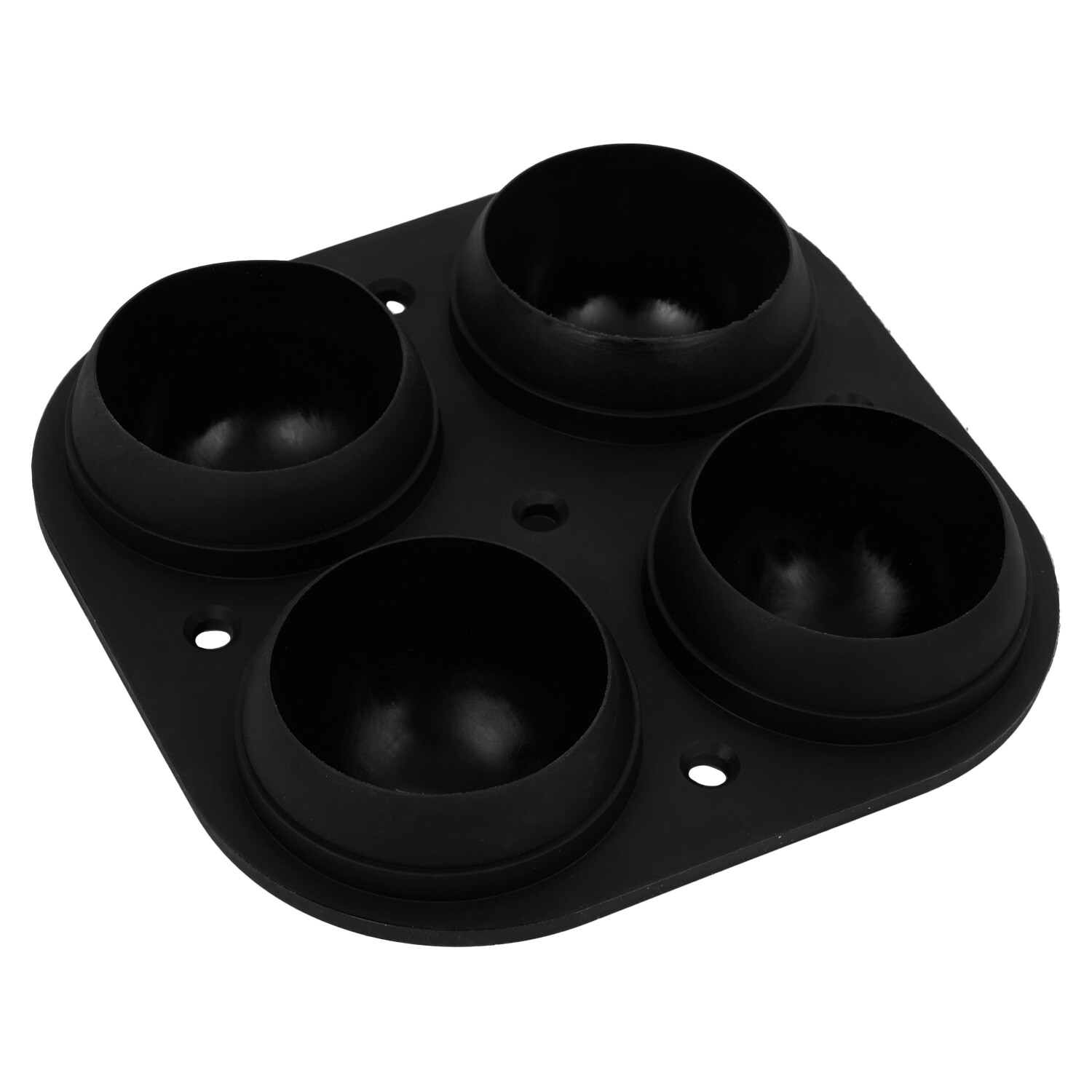 4-Ball Silicone Ice Mould - Black Image 4