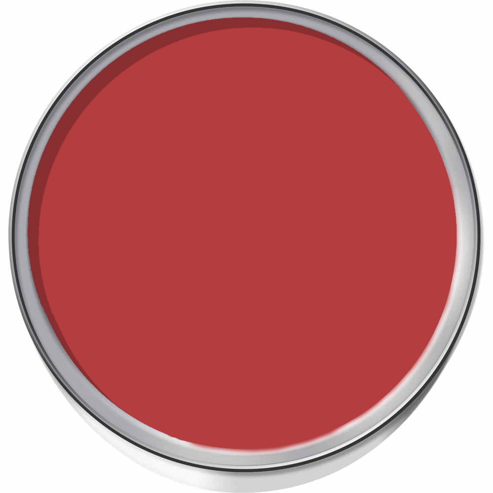 Dulux Walls & Ceilings Pepper Red Matt Emulsion Paint 2.5L Image 3