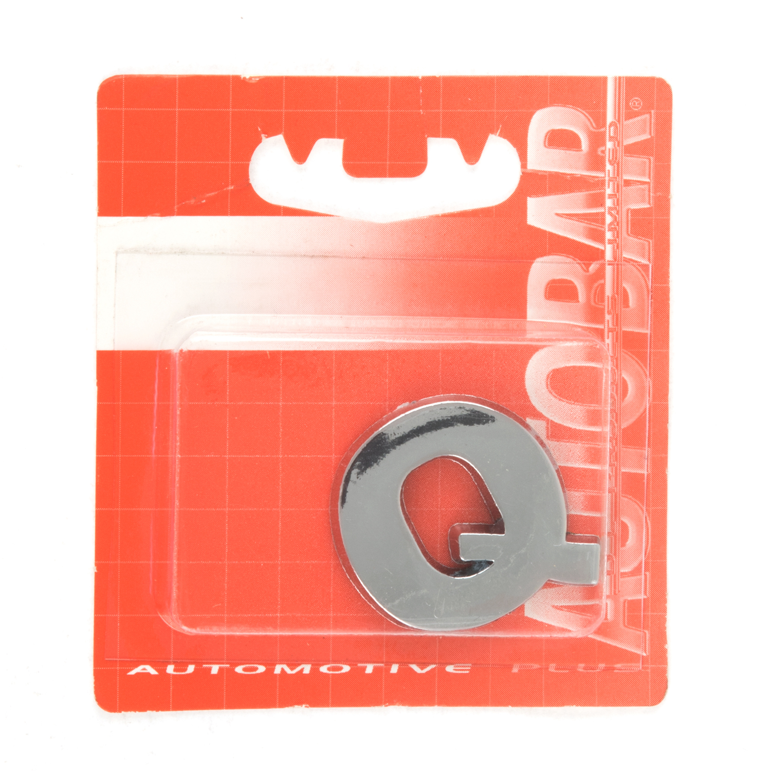 Autobar Chrome Q Self Adhesive Letter Image