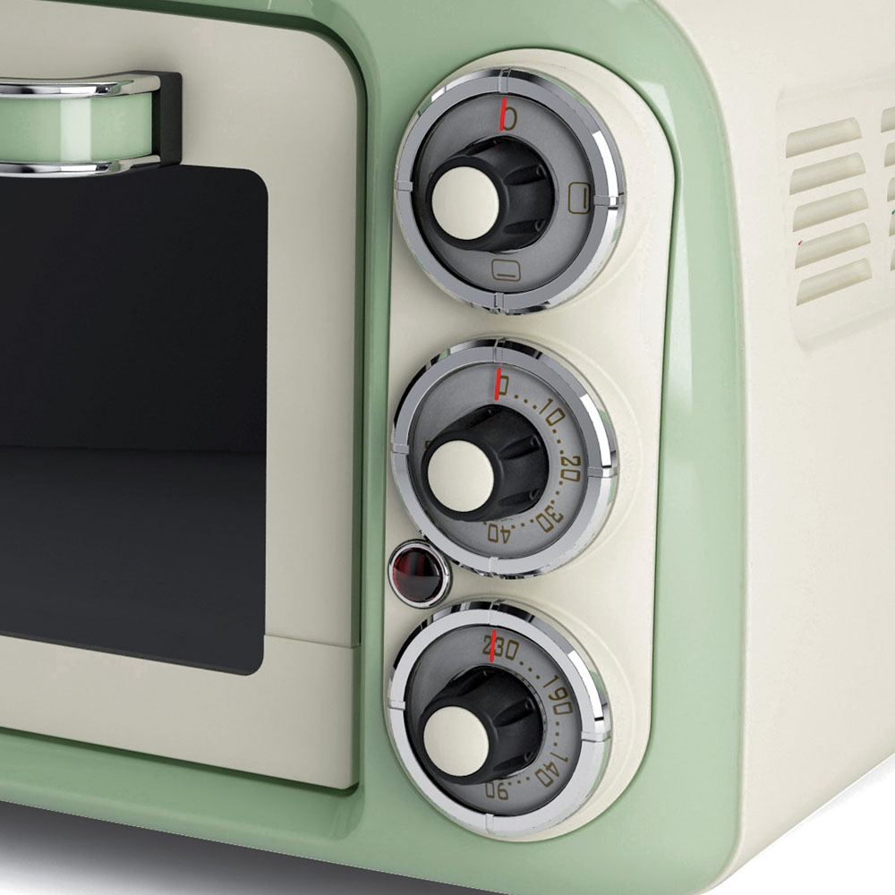 Ariete Green Vintage 18L Mini Electric Oven Image 4