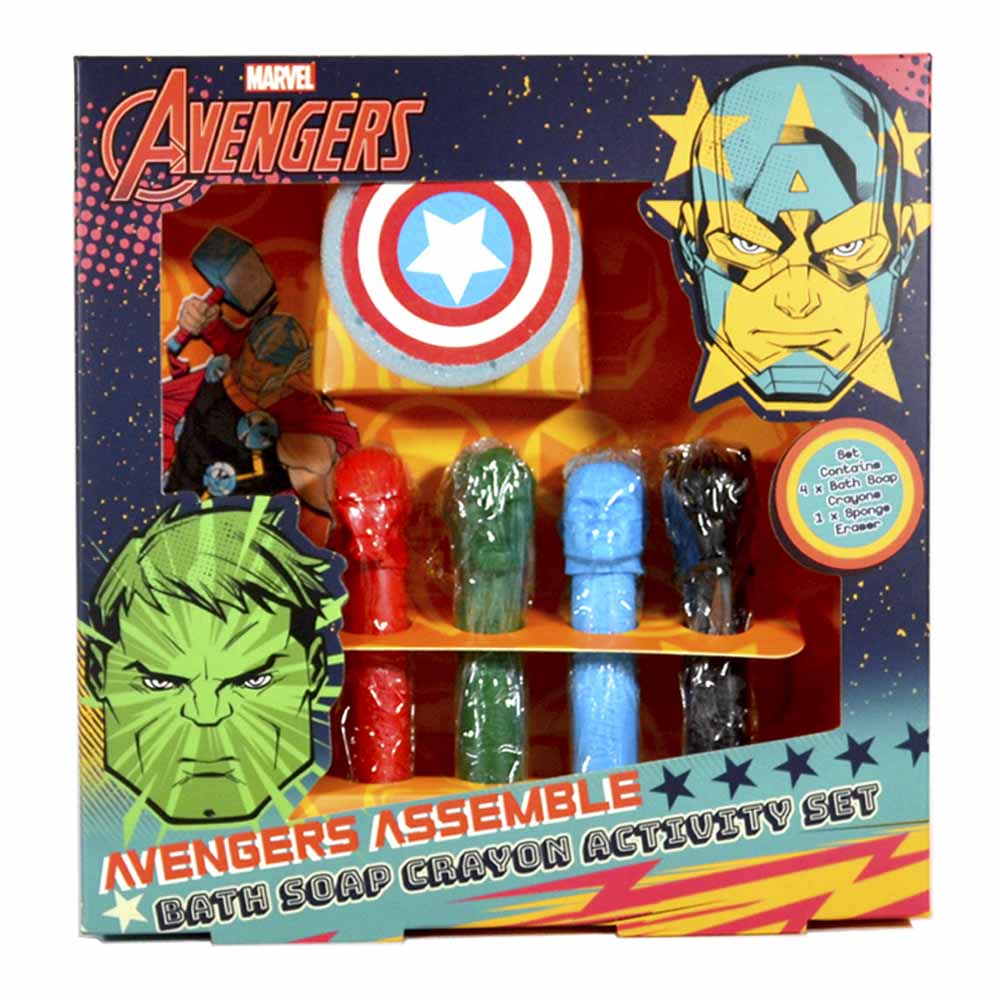 Avengers Assemble Bath Crayon Set Image 1