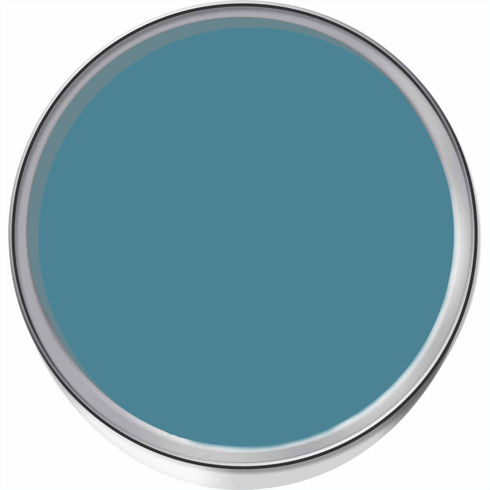 Crown Walls & Ceilings Teal Matt Emulsion Paint 2.5L Image 3