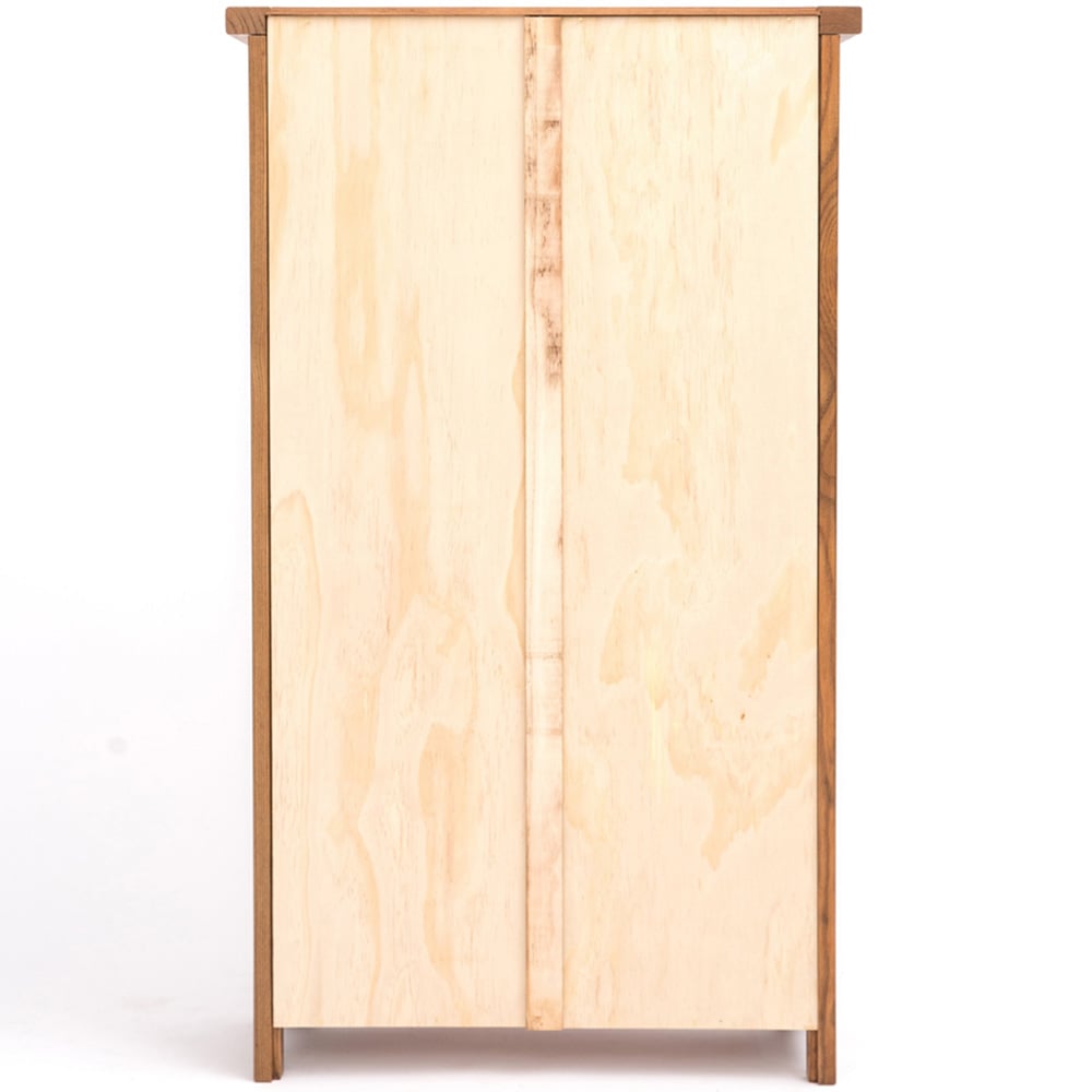 Trivento 4 Shelf Light Wood Bookcase Image 5