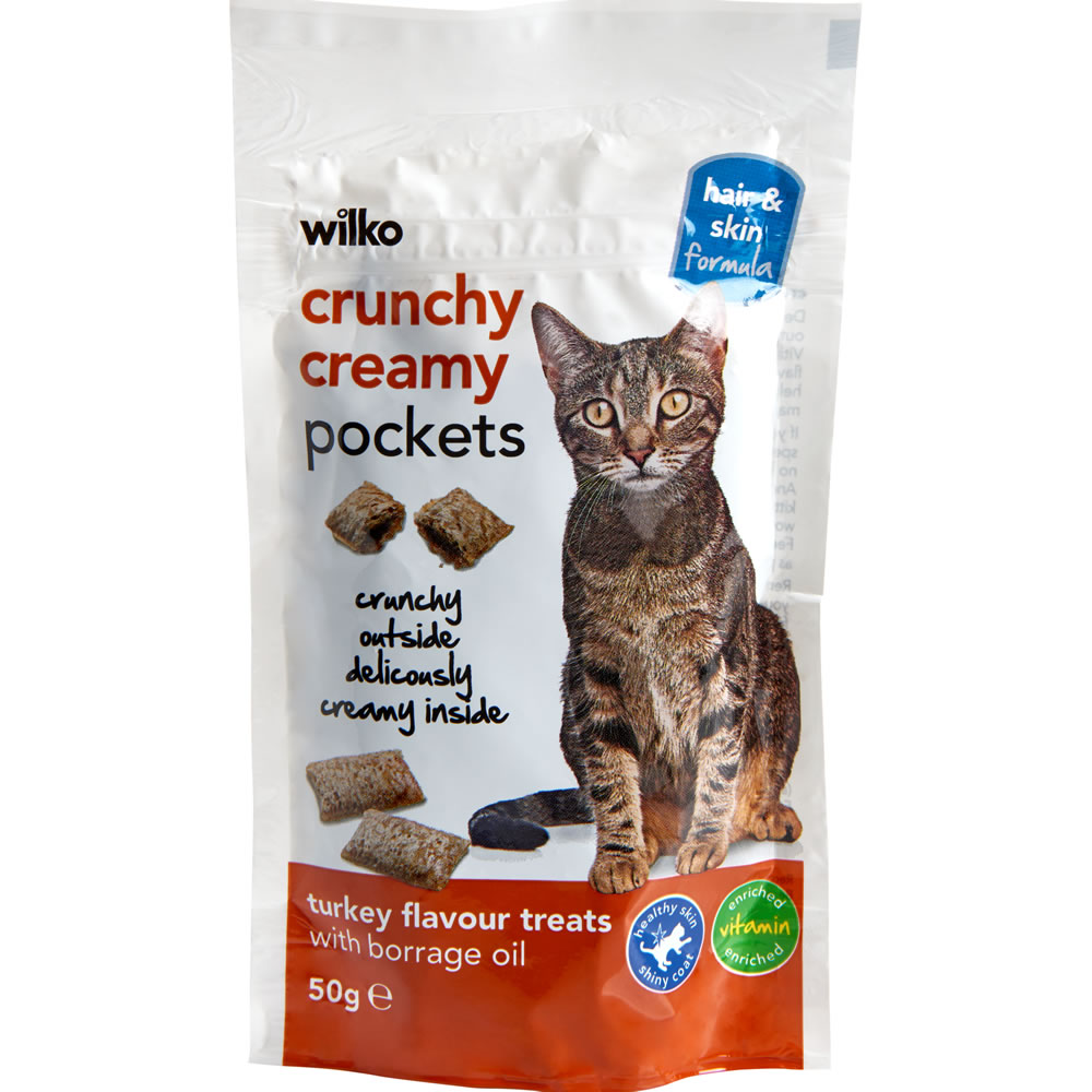 Wilko Turkey Flavour Cat Treats 50g Wilko