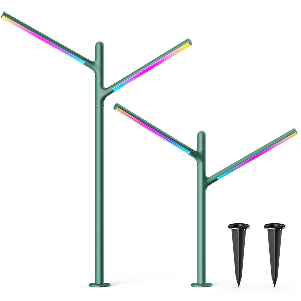 Govee RGBICWW LED Smart Garden Stake Light 2 Pack Image 1