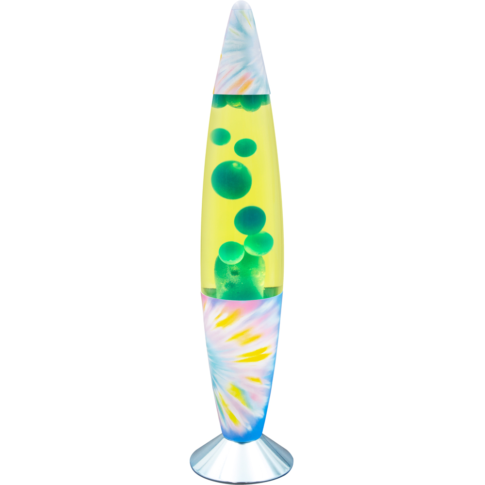 Global Gizmos Retro Tie Dye Lava Lamp 16 inch Image 1