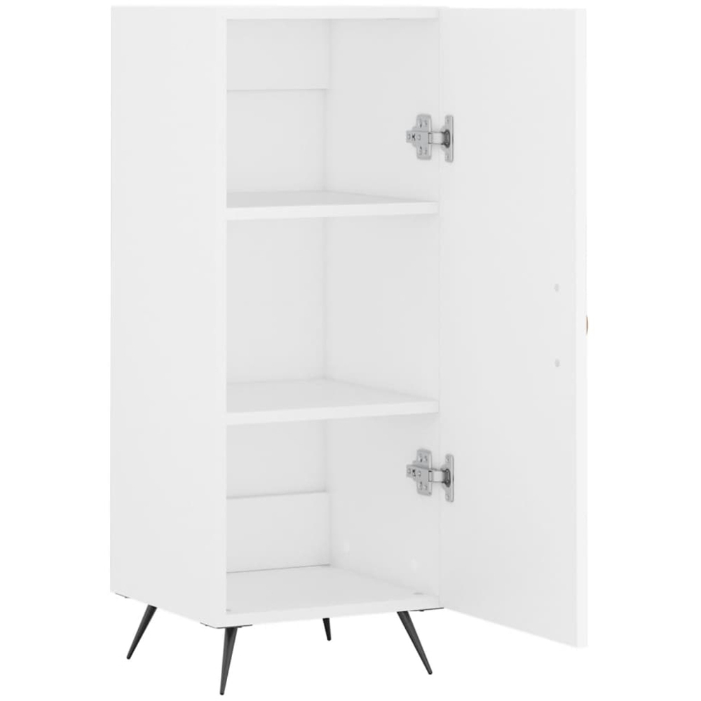 vidaXL Single Door White Sideboard Image 5