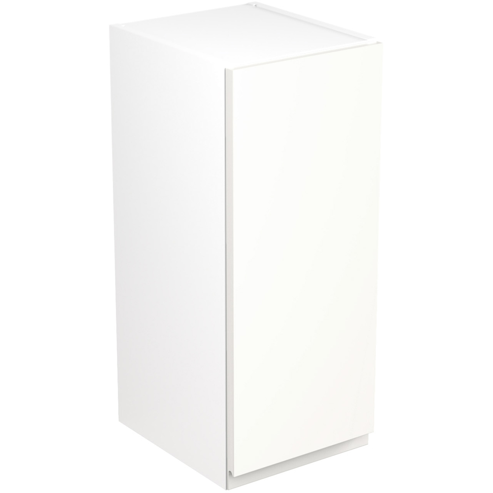 Kitchen Kit J-Pull Gloss White Wall Kitchen Cabinet Flatpack 300mm Image 1