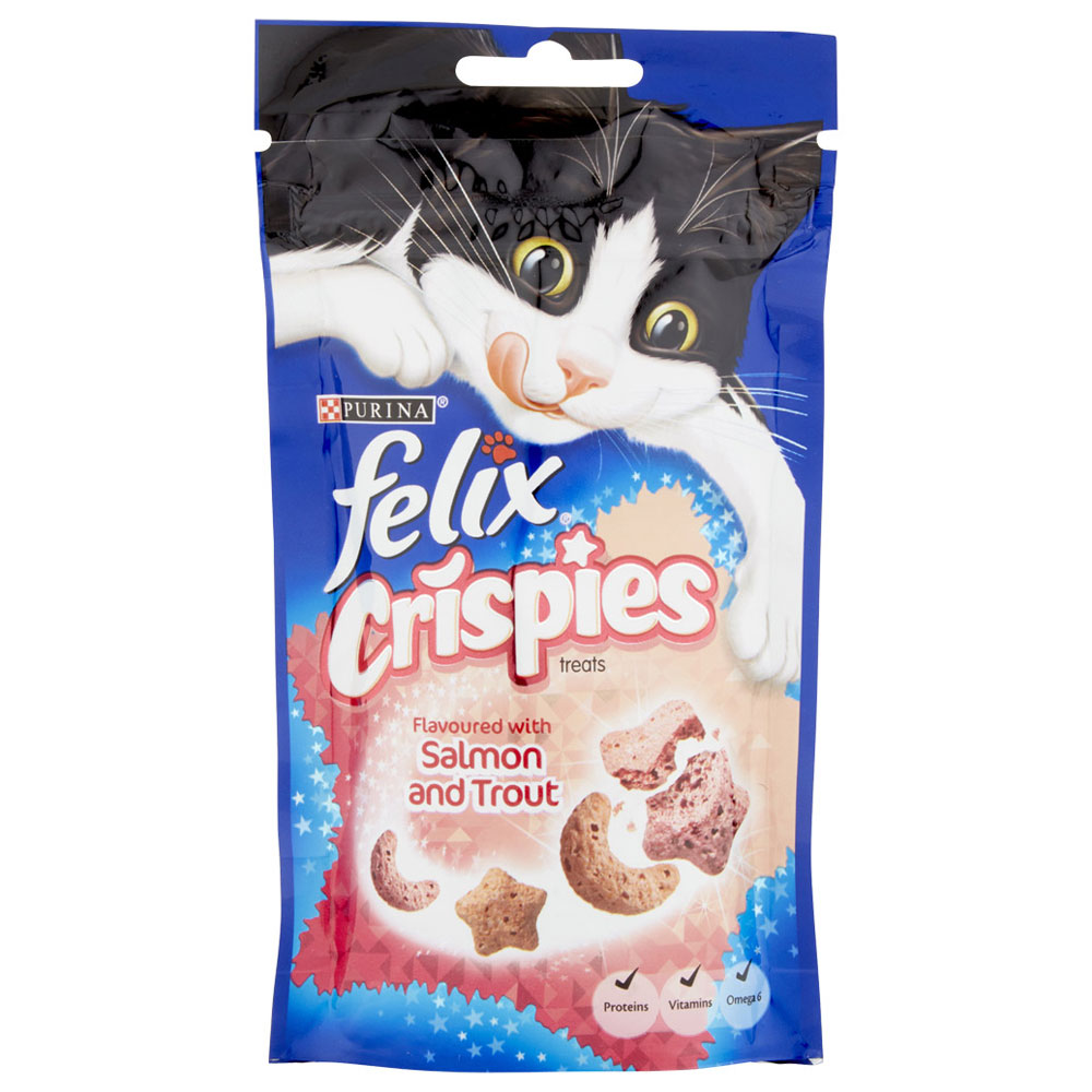 Felix Crispies Flavoured with Salmon and Trout 45g   Image 1