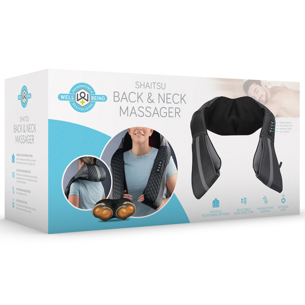 Wellbeing Shiatsu Massager with Arm Loops Image 4