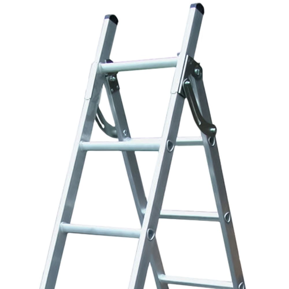 Lyte Ladders & Towers EN131-2 Professional 2 Section 12 Rung 3 Way Ladder Image 2