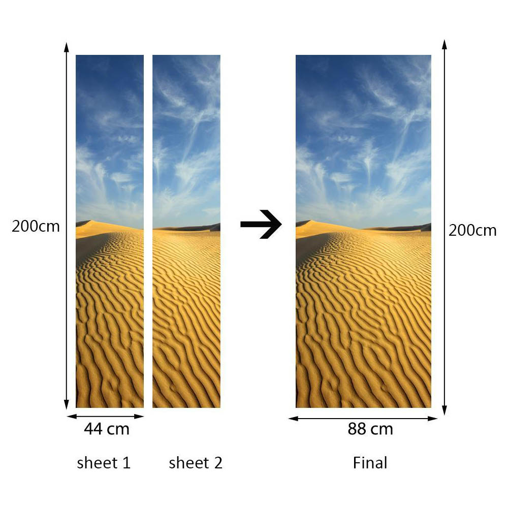 Walplus Desert Dune Door Mural Image 4