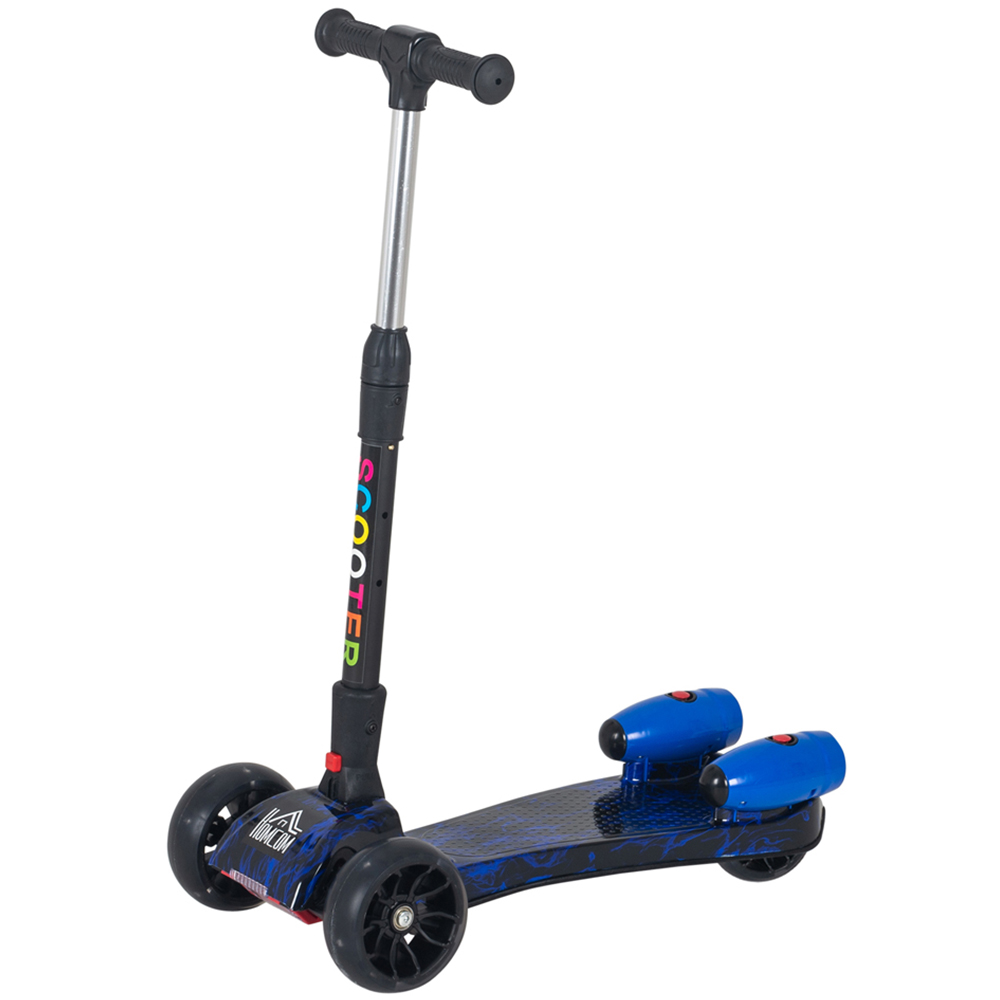 Tommy Toys Blue 3 Wheel Rechargeable E Scooter Image 1