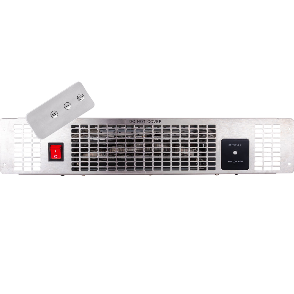 TCP Stainless Steel Plinth Heater with Remote Image 2