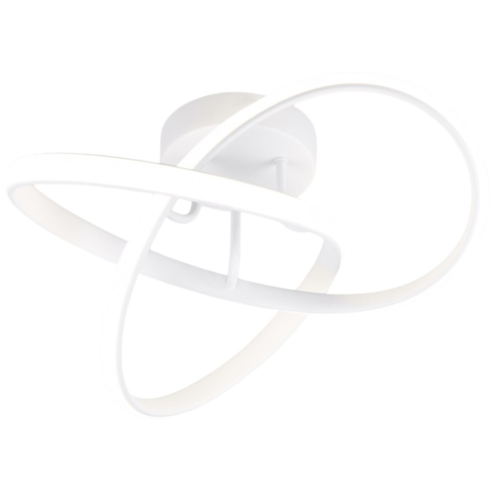TRIO Meo Matt White LED Ceiling Light Image 1