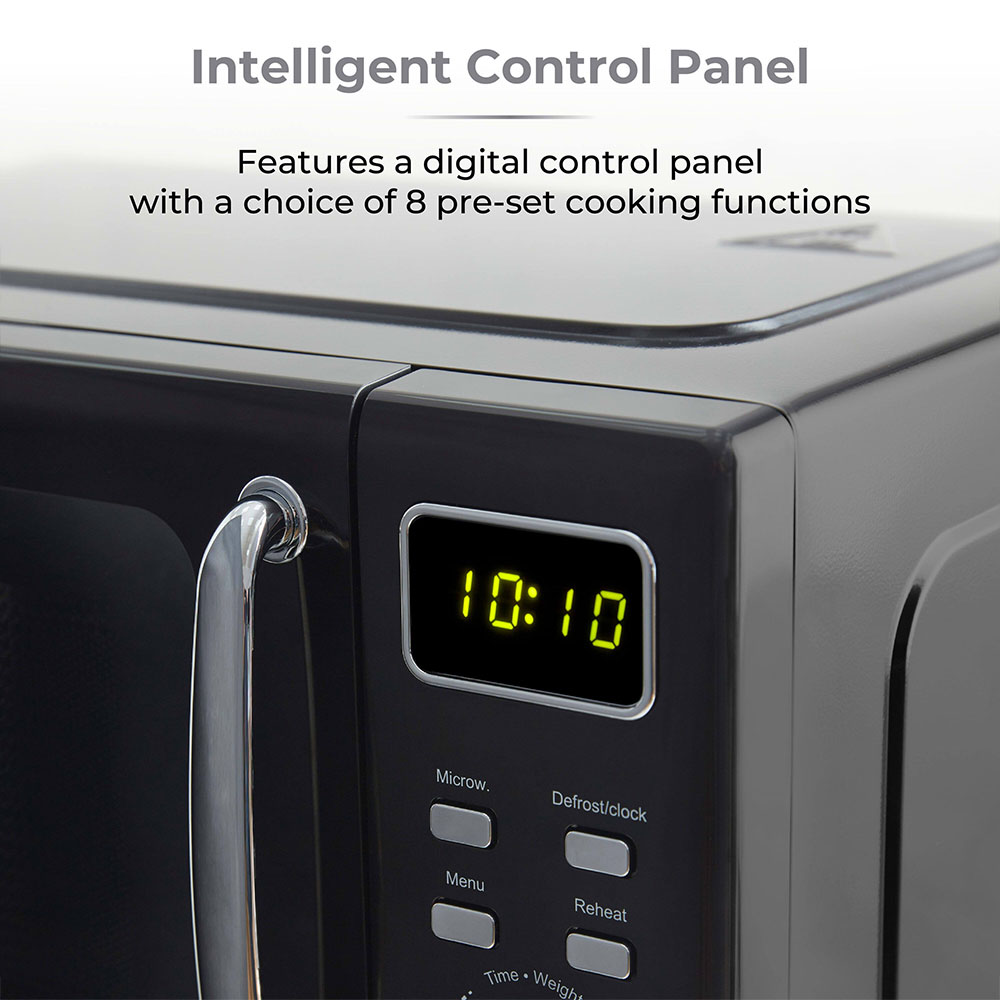 Tower T24041BLK Black 20L Digital Microwave Image 5