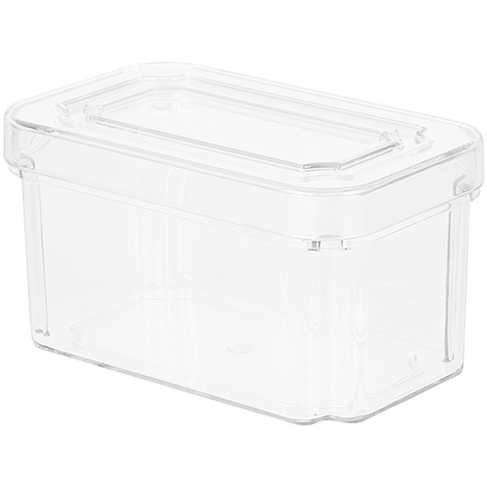 Living and Home Clear Stackable Fridge Organiser Storage Box Set with Egg Holder 7 Pack Image 5