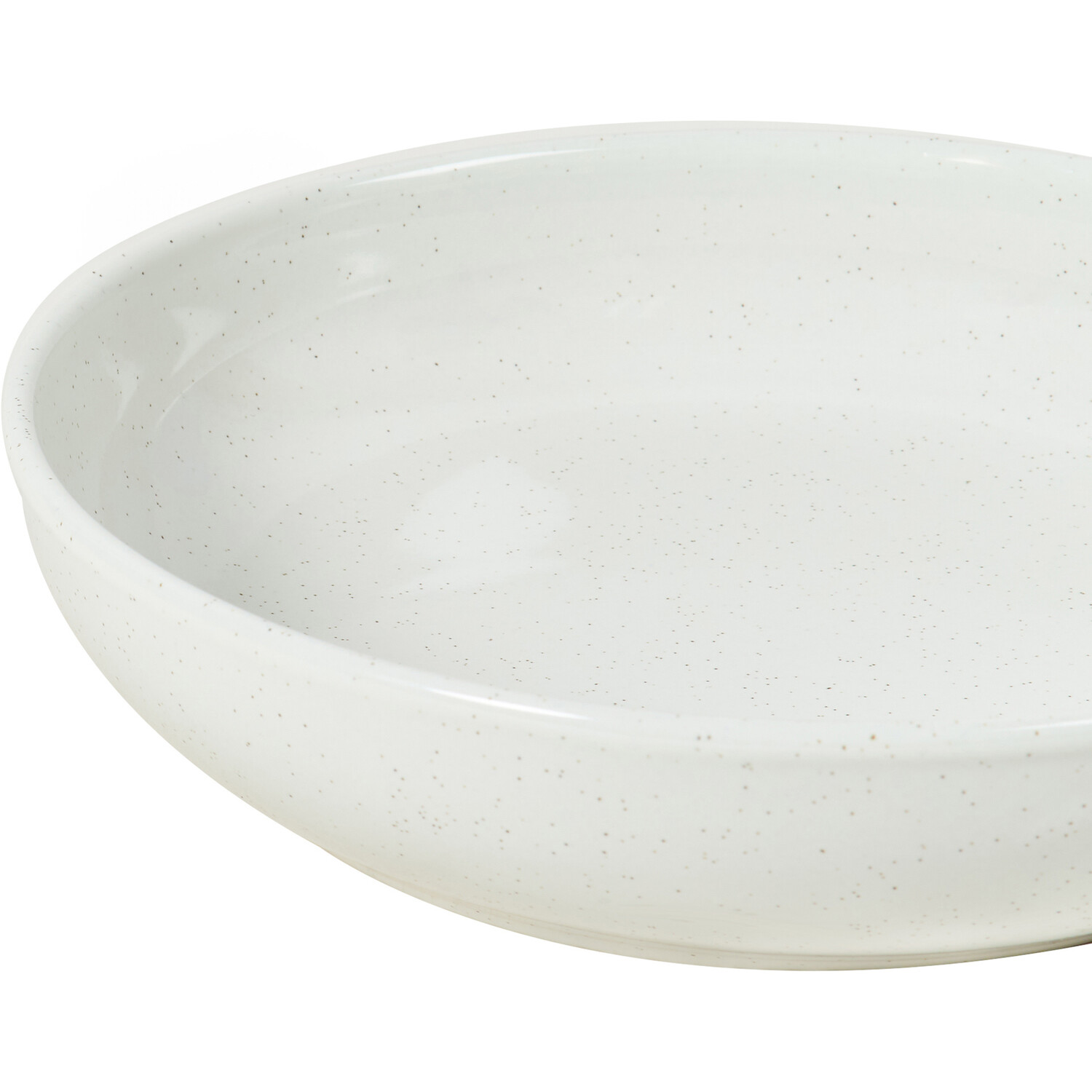 Easy Living Speckled Pasta Bowl - White Image 3