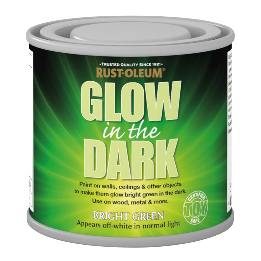 Rust-Oleum Glow In The Dark Bright Green Paint Image