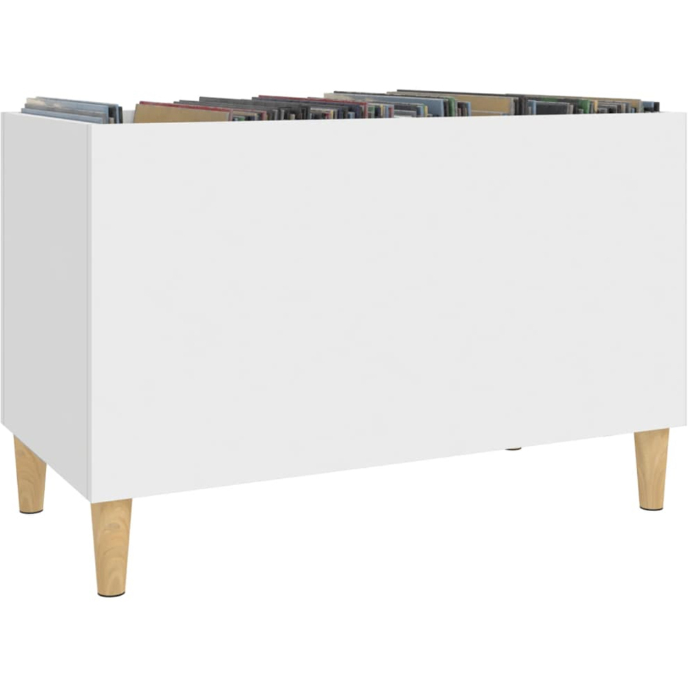 vidaXL White Record Cabinet Image 4