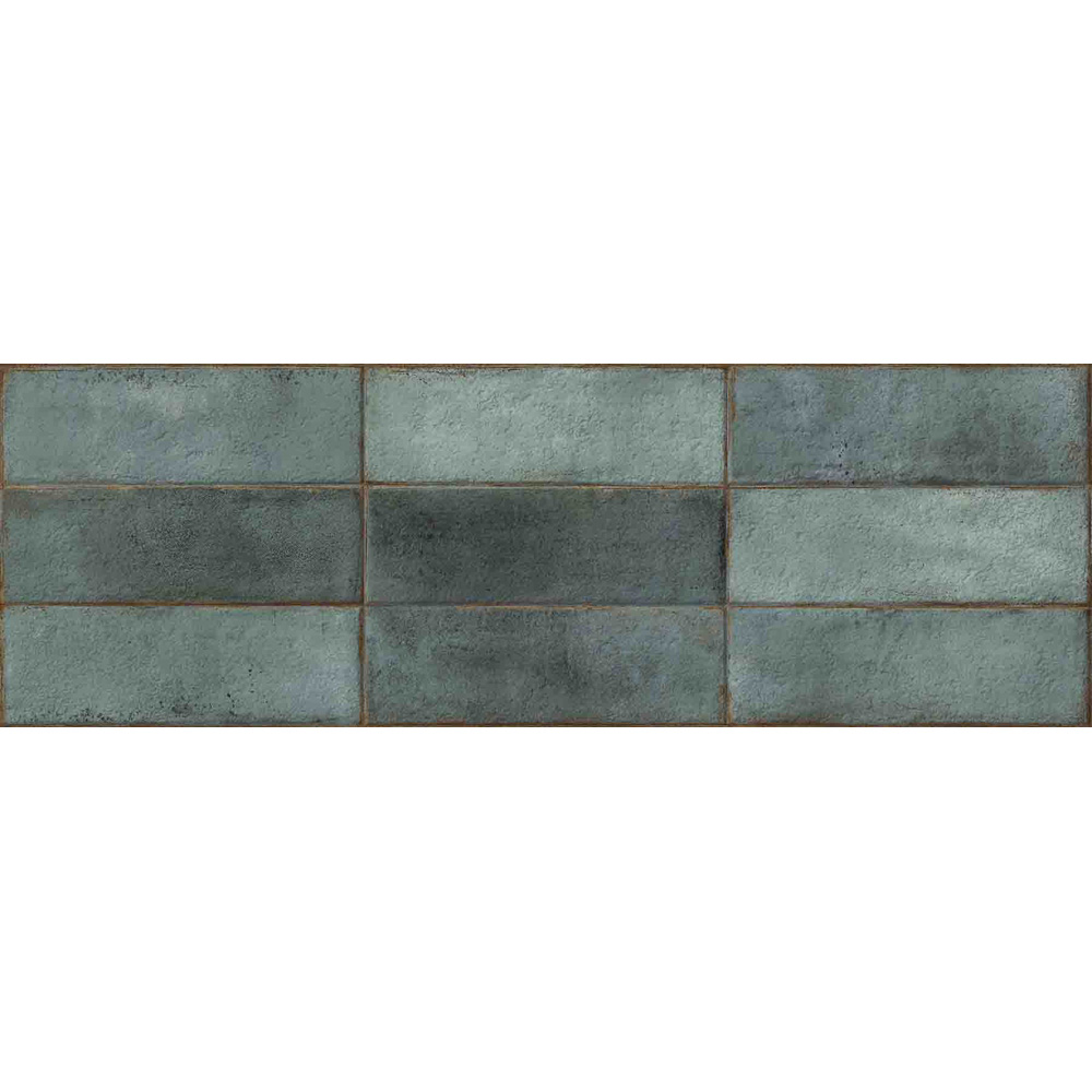 Bien Juno Emerald Gloss Ceramic Wall Tile 300 x 900mm 6 Pack Image 2