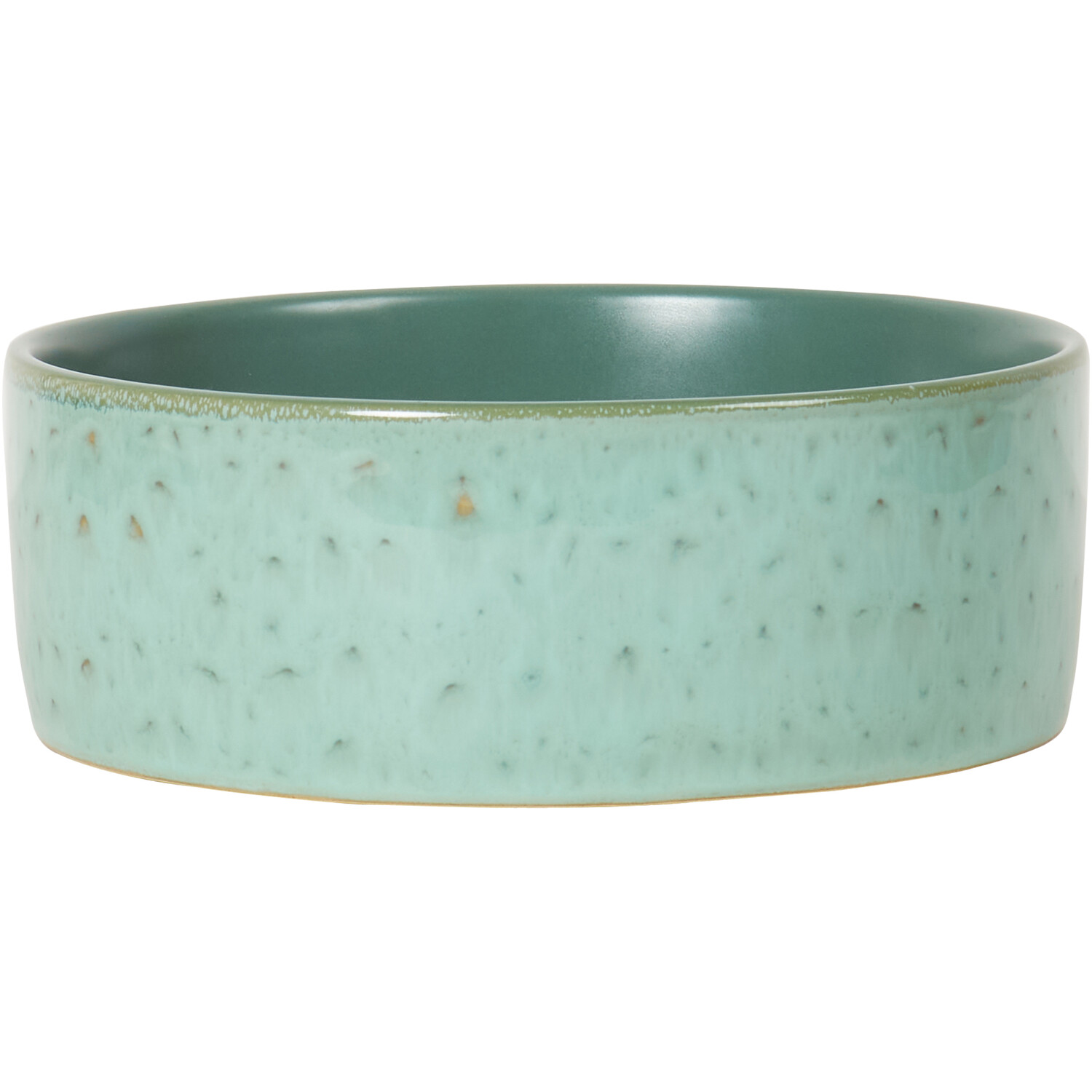 Salvie Reactive Glaze Pet Bowl - Green / M Image 2