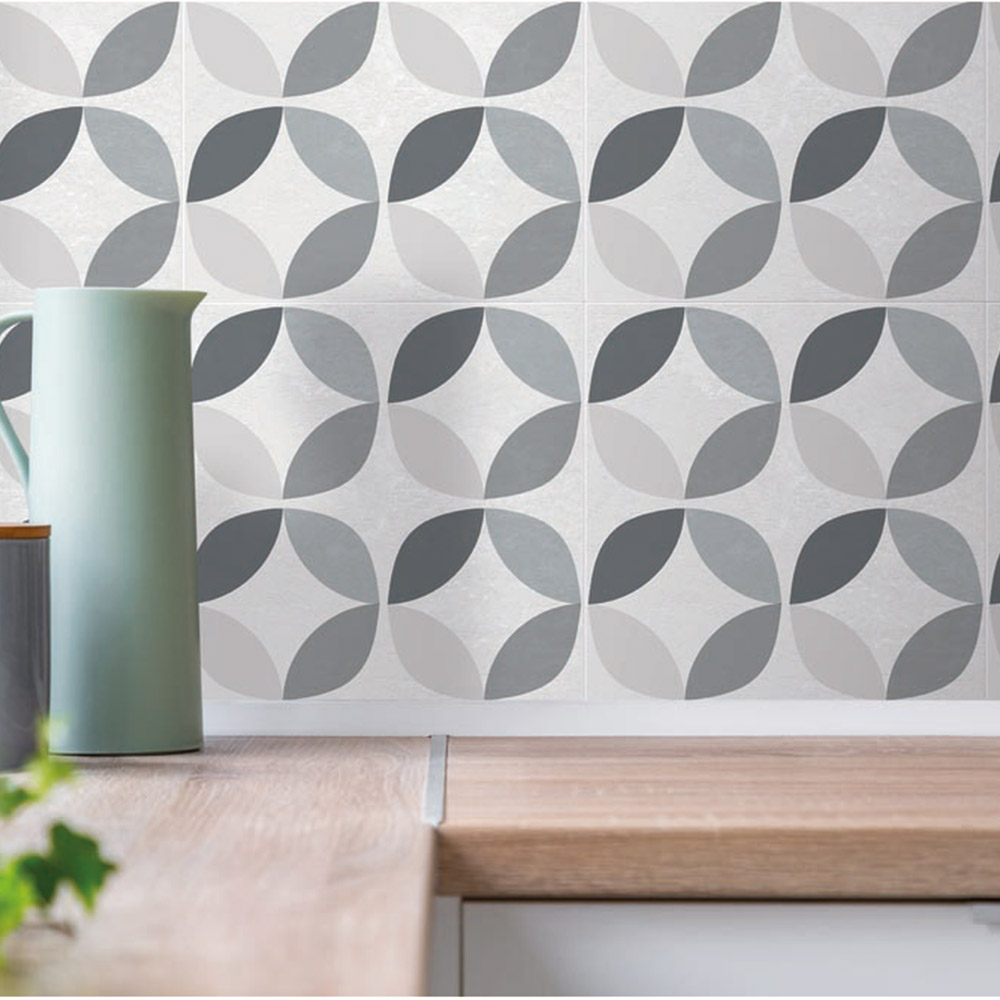 D-C-Fix Geometrix Design Self Adhesive Wall Tiles 6 Pack Image 3
