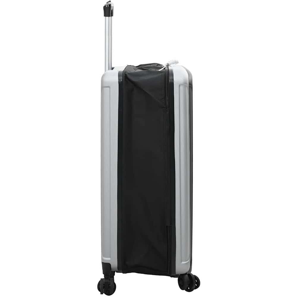 vidaXL 28 inch Silver Rectangular Travel Bag Image 4