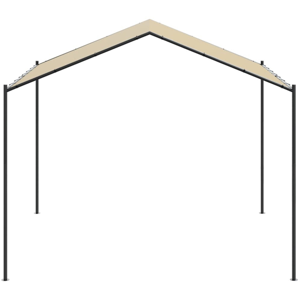 vidaXL 3 x 3m Beige Canopy Tent Image 4