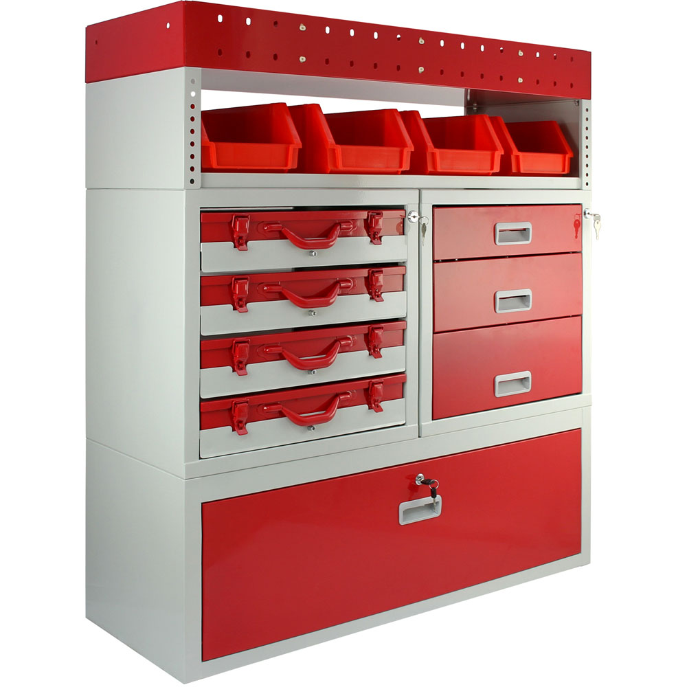 Monstershop Monster Racking Flame Metal Van Shelving Bundle Image 3