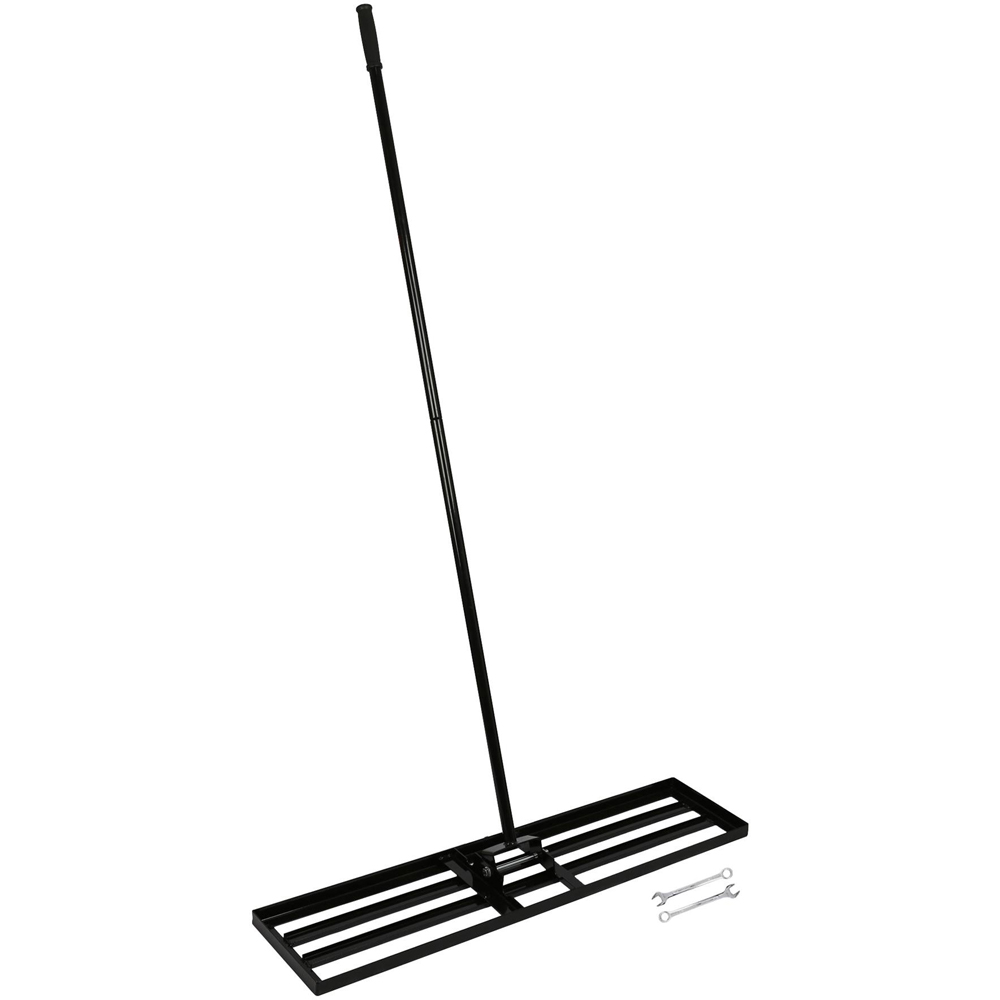 Harbour Housewares Heavy Duty Steel Lawn Levelling Rake 106 x 25cm Image 3