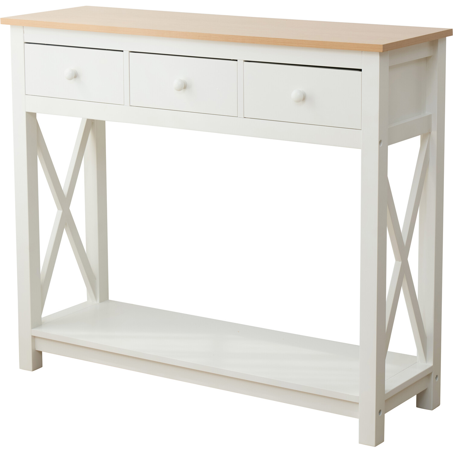 Austin Console Table White Image 2