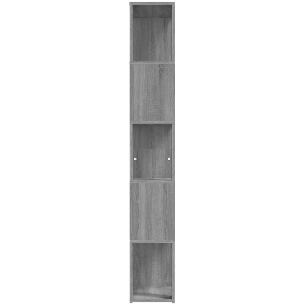 vidaXL 7 Shelf Grey Sonoma Oak Bookcase Image 5