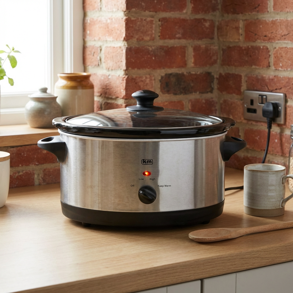 Kitchen Master Silver 5.5L Slow Cooker Image 6