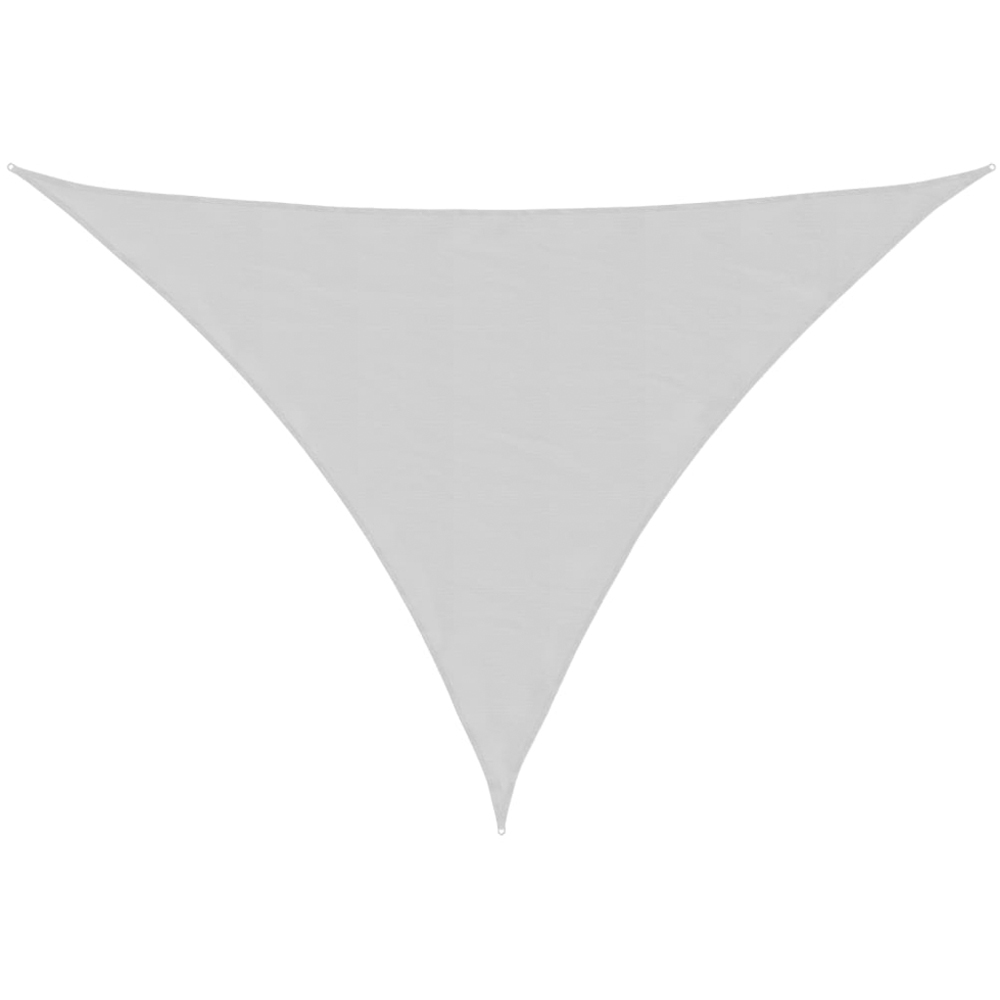 vidaXL Grey Triangular Sun Shade Sail 4 x 4 x 5.8m Image 1